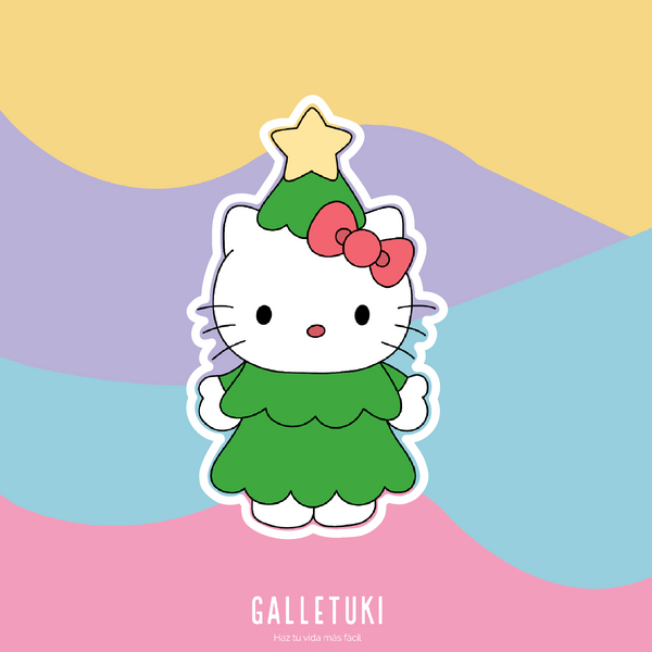 Cortador - Hello Kitty Arbolito