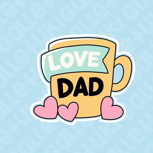 Cortador - Taza love dad